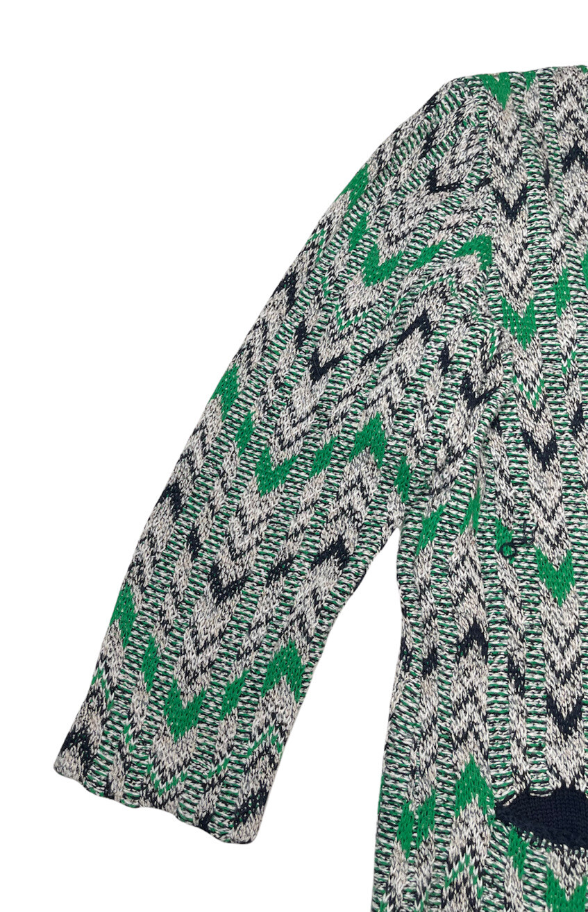 Pendleton Blue Green Chevron Button Up Cotton Sil… - image 3