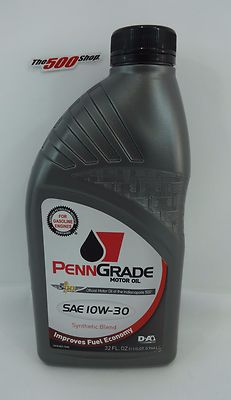 SAE 10W-30 PennGrade Offcial Motor Oil 100TH Running Indianapolis 500 2016 Quart