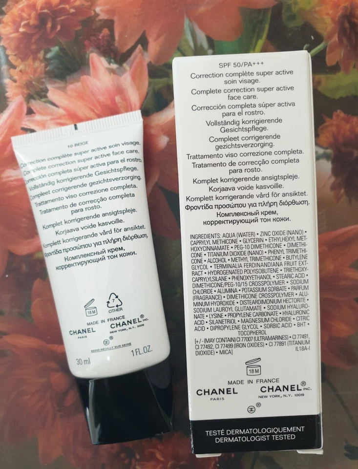 Chanel Complete Correction Face Care CC Cream SPF 50 Shade 10 Beige 30ml - Image 3 of 3