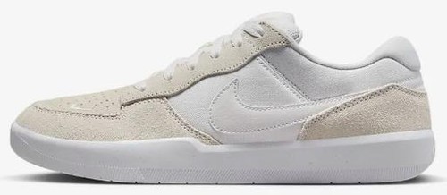 Nike SB Force 58 Premium Skate Shoes (White/White/White  display picture 2