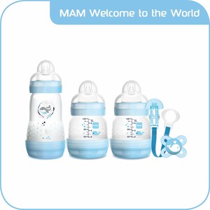mam blue bottle set