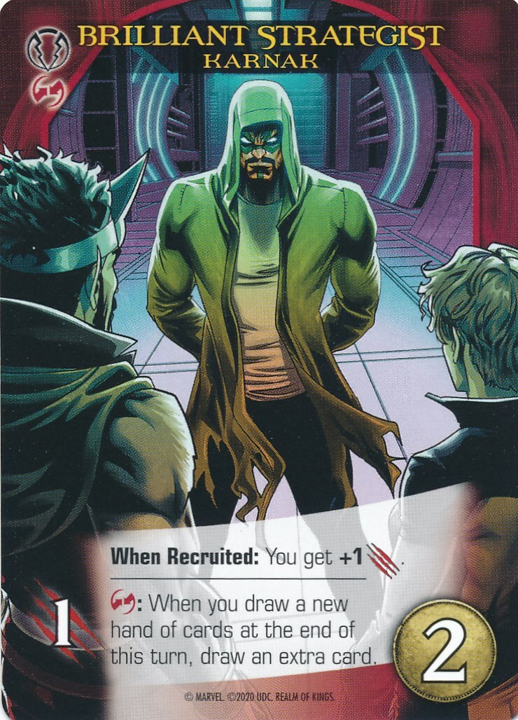 THUNDRA Upper Deck Marvel Legendary WORLD WAR HULK VILLAIN CODE