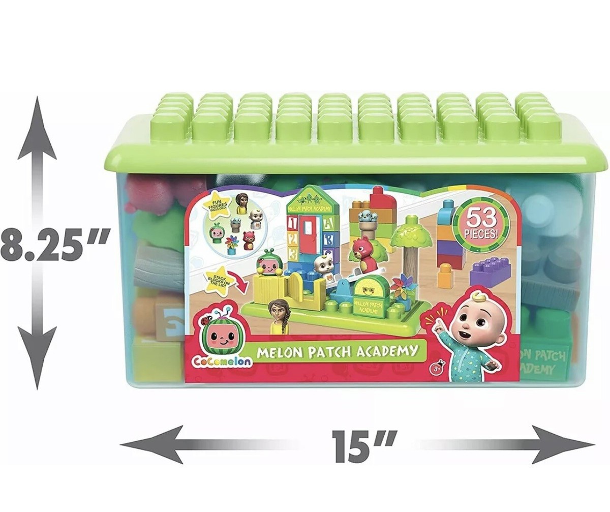 CoComelon Melon Patch Academy 53-piece Building Blocks Set | eBay