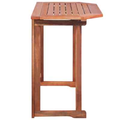 Mesa De Jardín VidaXL - De Madera Maciza De Acacia, 85x85x75 Cm, Plegable, Estable, Ideal Para Terraza, Patio O Balcón