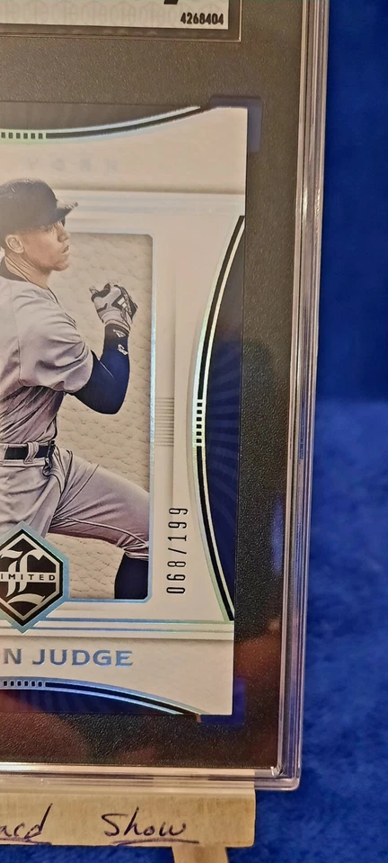 Aaron Judge 68/199 Panini Limited #1 Silver SGC 9 Mint - Image 2 of 4