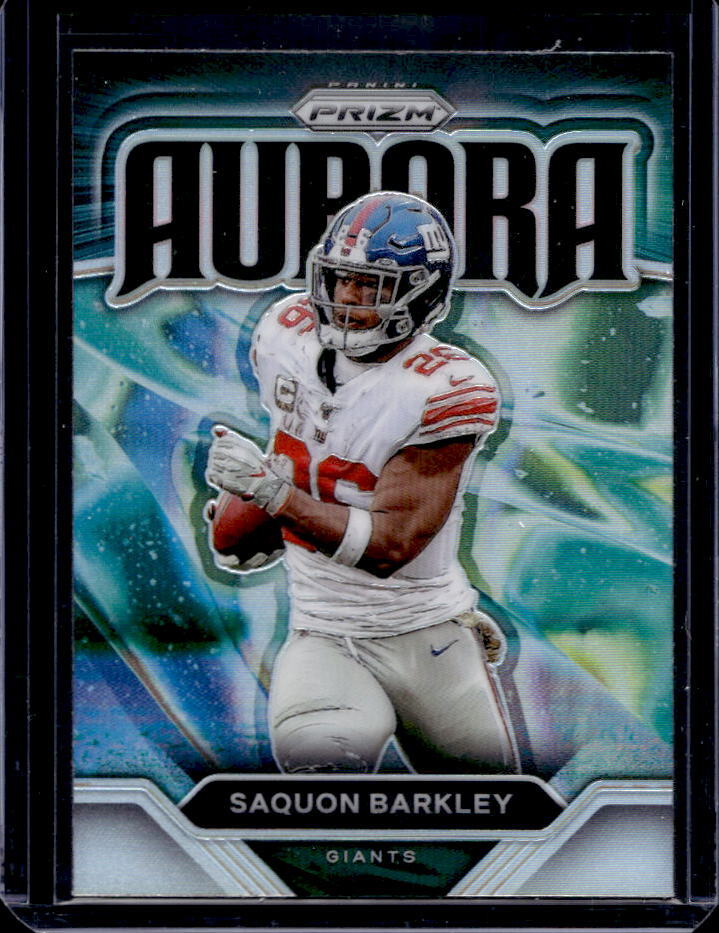 2020 Panini Prizm Saquon Barkley Aurora #7 Giants