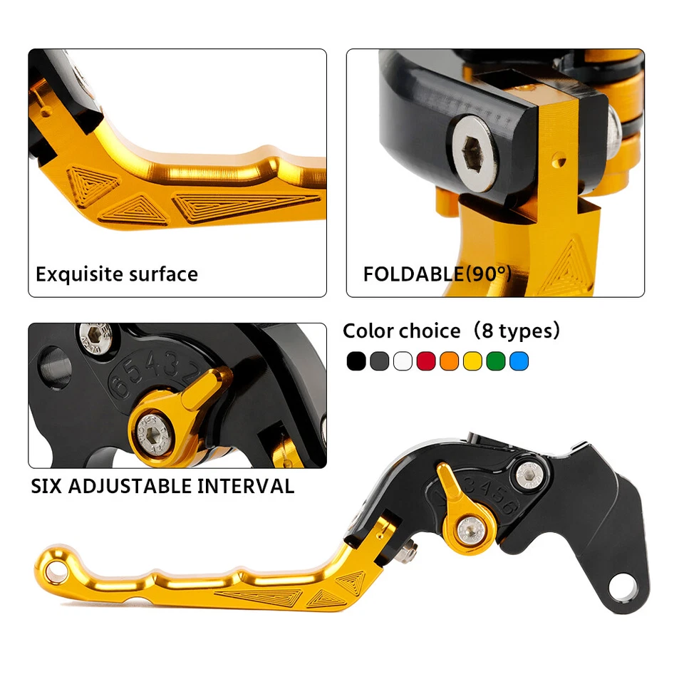 Palancas de embrague de freno retro para YAMAHA SR400 YFM 700/450 KODIAK YZM 350R RAPTOR Foto 3 de 4