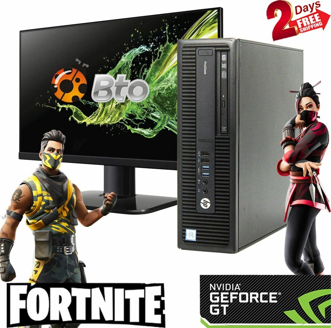 Gaming HP 600 G2 G4400 16GB 1TB+120SSD NVIDIA GT 730 New 24