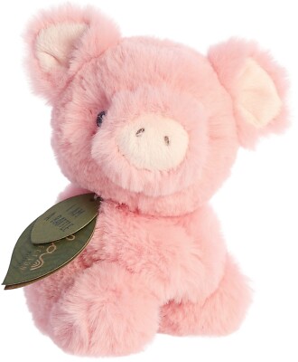 ebba - Eco ebba - 5'' Piglet Rattle Eco-Friendly Baby Stuffed Animal