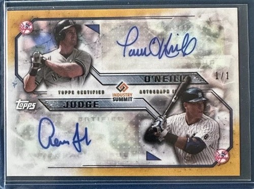Aaron Judge Yankees Paul O'neil Promo Facs Auto Autograph 2017 Industry Summit