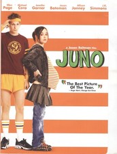 No Disc ORIGINAL COVER ART Juno 2008 DVD cover Ellen Page Jennifer Garner
