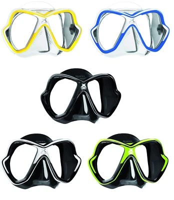 Mares X Vision Silicon Tauchermaske Taucherbrille + Box