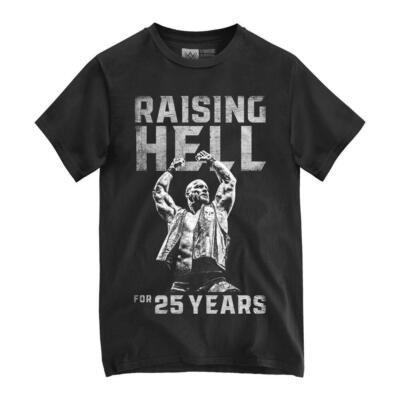 WWE STONE COLD STEVE AUSTIN T-SHIRT ''''RAISING HELL FOR 25 YEARS'''' ALLE GRÖSSEN NEU
