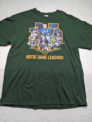Men's Delta Pro Weight Notre Dame Football Legends T-shirt  Green Size XL