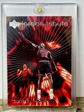 Michael Jordan Card 🔥 90’s INSERT RAINBOW HOLO FOIL SSP RARE BULLS JERSEY #23