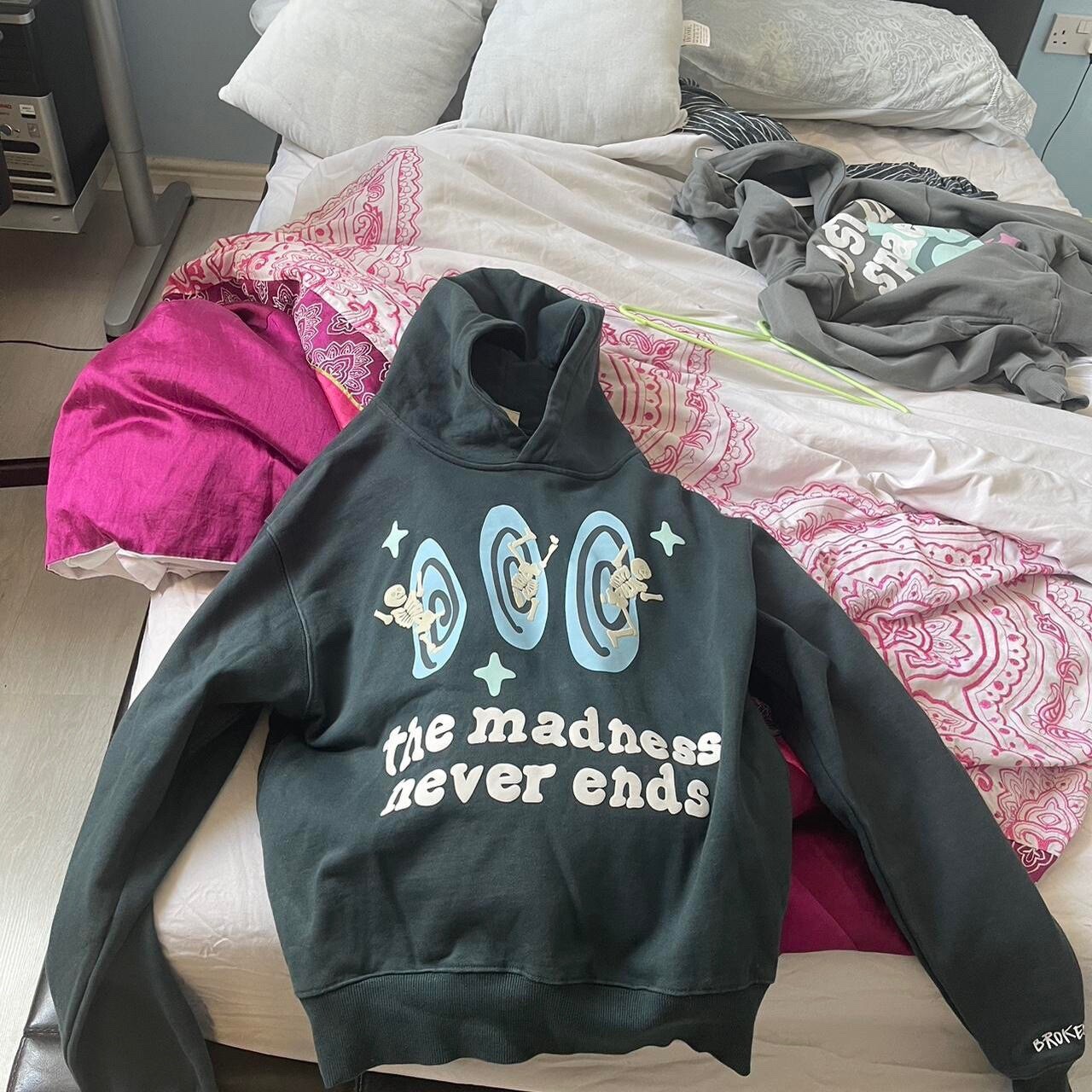 broken planet hoodie madness never ends, size small, very nice piece | eBay