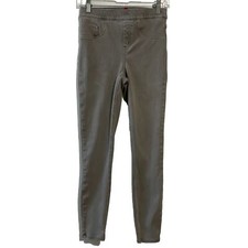 Spanx Tapered Leg Mid Rise Pull On Jeggings Gray Women's Size S/P