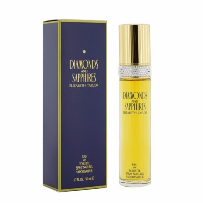 Diamonds and Sapphires by Elizabeth Taylor 1.7oz EDT for Women NEW SEALED Box