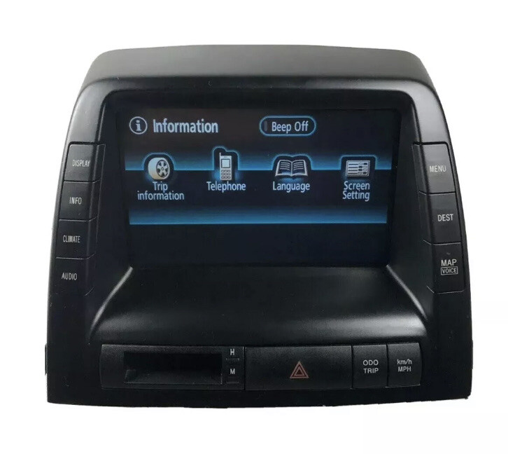 2008-2009 Toyota Prius Navigation Dispaly Information Center