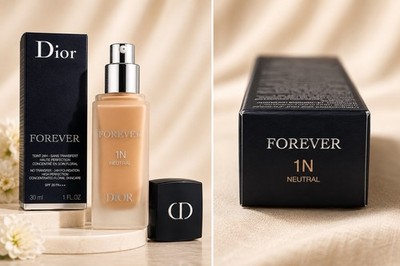 Dior Forever Foundation 24 HR high-performance, long-wear foundation 1N 1 Oz