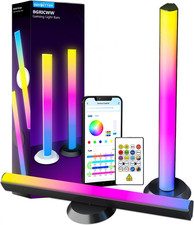 Smart LED Light Bar,Rgbicww Wifi TV Light Bars for Room,Gaming Compatible with