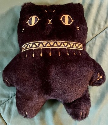 2026 Cleopatra Cat Plush Mardi Gras Krewe Favor Black Soft Plush Toy Stuffed Pet