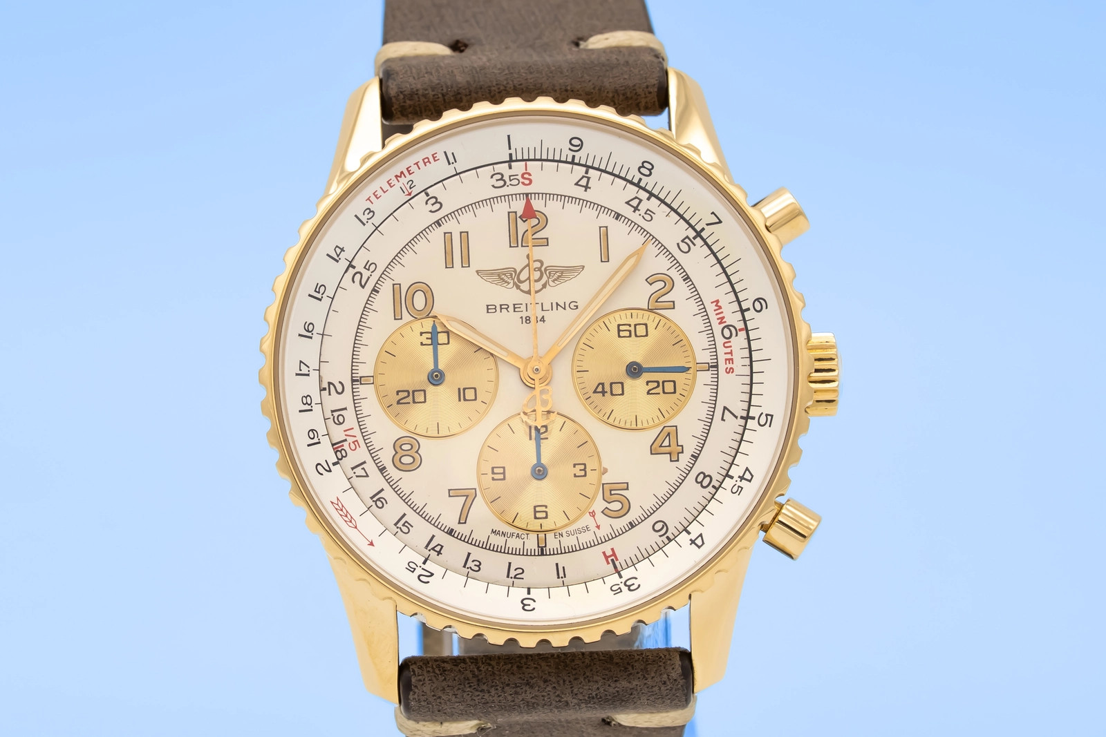 Breitling Navitimer 92 K30022 18K Yellow