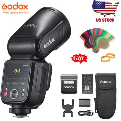 GODOX V100C 100Ws TTL Round Head Flash for Canon EOS Cameras Touchscreen Control