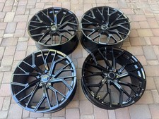 4 Pcs 21 Wheels Gloss Black For Audi A7 A8 2017 Q7 Sq5 Q5 Atlas 21x9.5 5x112