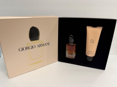 SI Giorgio Armani 2 pieces gift set: 1 oz. spray EDP + 2.5oz Body Lotion, NIB