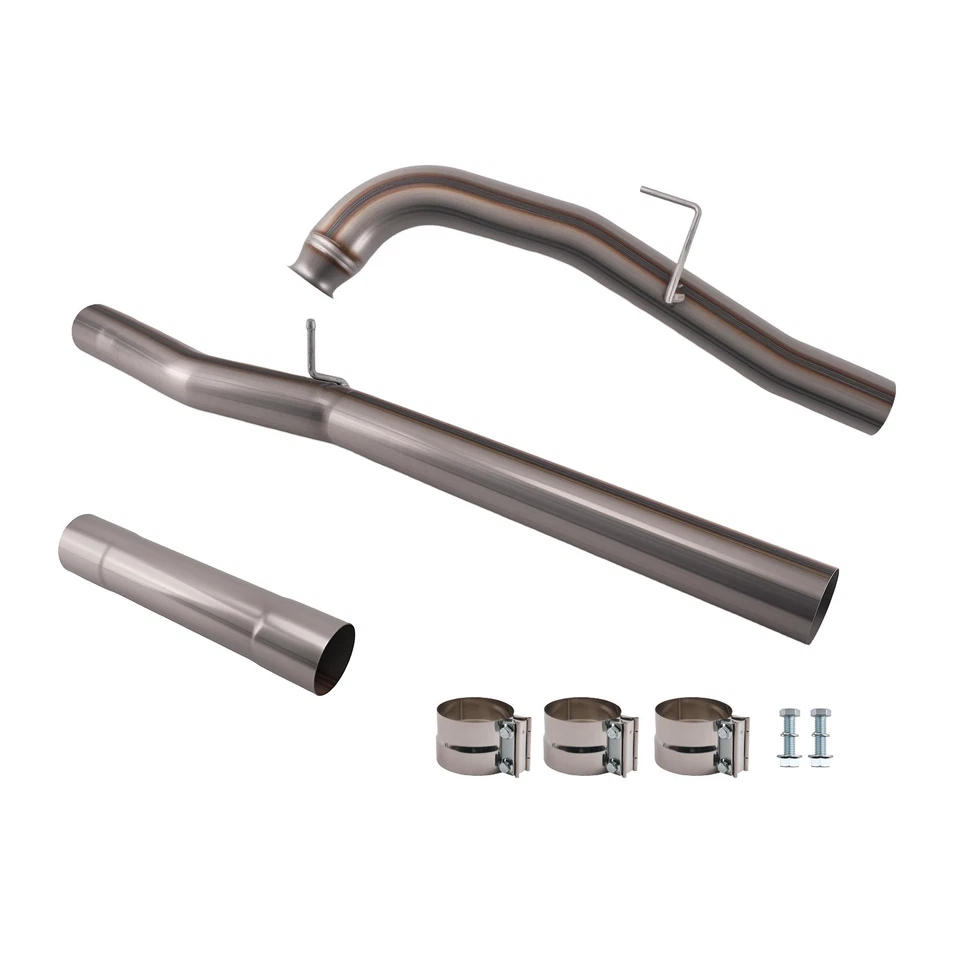 Kit de tubo de escape de 3,5-4" para Chevy Silverado GMC Sierra 6,6 L Duramax 2011-2015 Foto 3 de 4