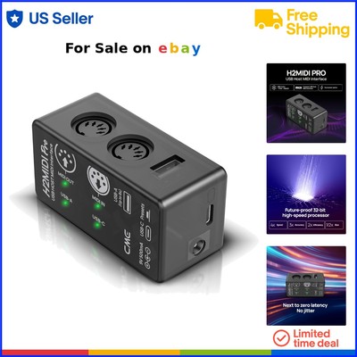 USB MIDI Interface Multi-Mode Router Filter Mapper for Guitar, Producer