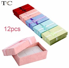 12pcs Jewelry Gift Box Set 5x8cm Ring Necklace Packaging Case - Earrings Holder