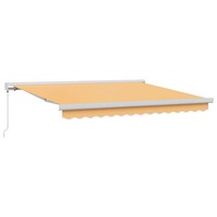 Vidaxl Einziehbare Markise Sand 300 X 250 Cm Stoff Und Metall Neu