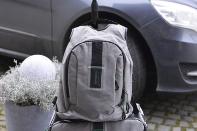  Samsonite Paradiver Laptop Rucksack Reisetasche grau Gr. M leicht wasserdicht