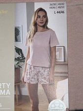Damen Shorty Pyjama Schlafanzug Gr. L 44/46 Neu
