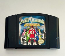 Power Rangers: Lightspeed Rescue (Nintendo 64 N64 2000) Authentic Game Only