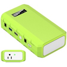 Portable Power Station with AC Outlet, 65W/110V External Battery Pack 24000mA...