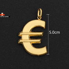 Hip Hop Personality Pendant Gold Color African Map Mermaid Dollar Euro Shape Pen