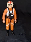 Vintage Star Wars Luke Skywalker X-Wing Pilot Action Figure w/Blaster 1978 H.K.