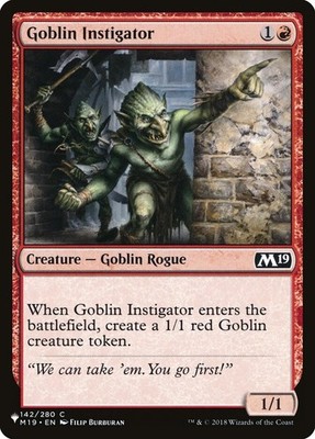 Goblin Instigator Core Set 2019 Regular