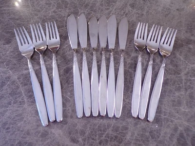 WMF Modell ROM Fischbesteck 6 Personen 12 Teile Cromargan ! - Bild 1 von 4