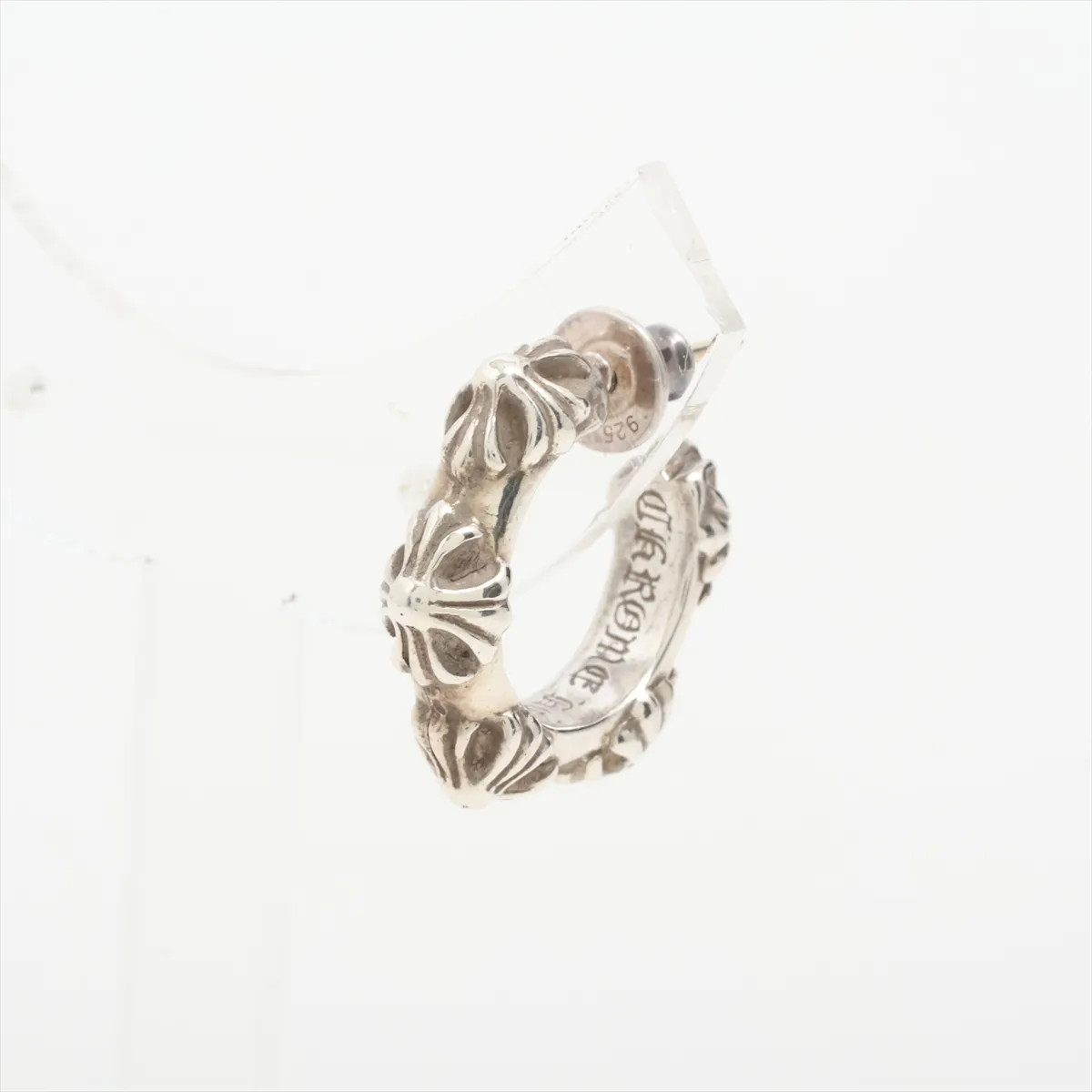 Chrome Hearts Cross band Piercing jewelry (for one ear) 925×14K 5.4g