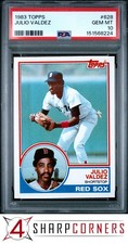 1983 TOPPS #628 JULIO VALDEZ RED SOX PSA 10