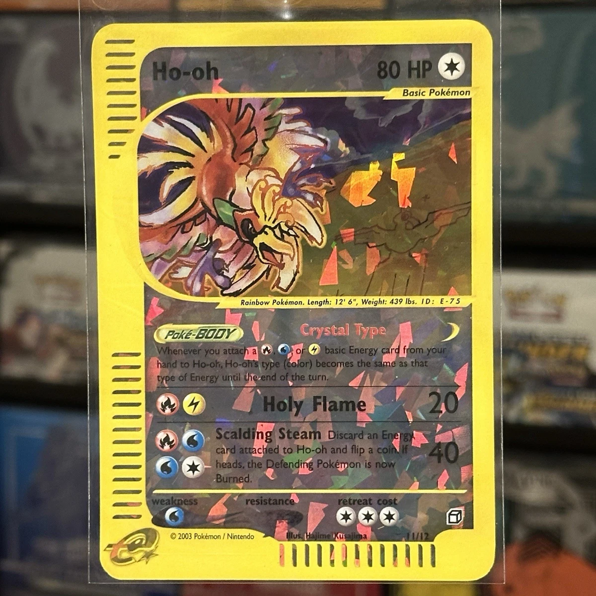 Ho-Oh Pokémon TCG Skyridge Collectible Individual Card Games for