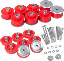 KF04060BK Body Mount Bushing Kit Fits Ford F250 F350 2008-2016 Super Duty Red