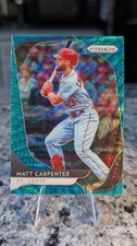 2020 Panini Prizm - Tier II Matt Carpenter #157 Teal Wave Prizm
