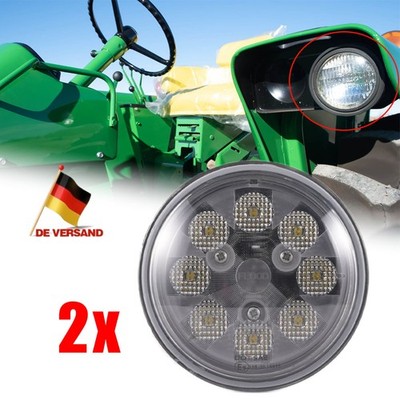 2x PAR36 LED Flood Scheinwerfer für John Deere Traktor 2010,3020,4000 RE561117