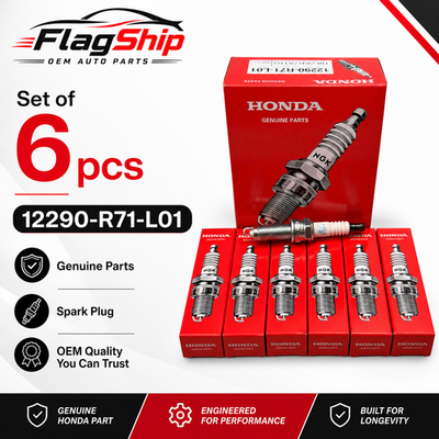 #ad Genuine OEM 6Pcs 12290 R71 L01 Iridium Spark Plug For Honda Accord V6 Odyssey $28.00