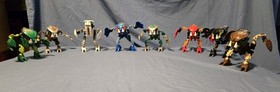 Rare LEGO 8 Bionicle Lot Original Bohrok All 6 + 2 Bohrok-Kal (8560-8565) 2002